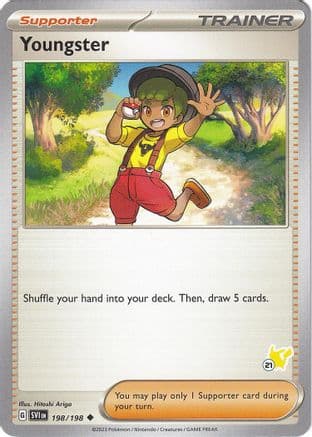 Youngster Pikachu 198- Battle Academy 2024