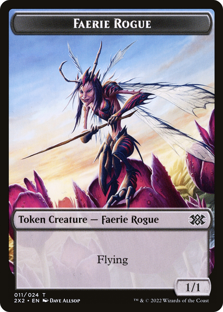 Faerie Rogue (T2X2-011) - Double Masters 2022 Tokens Foil