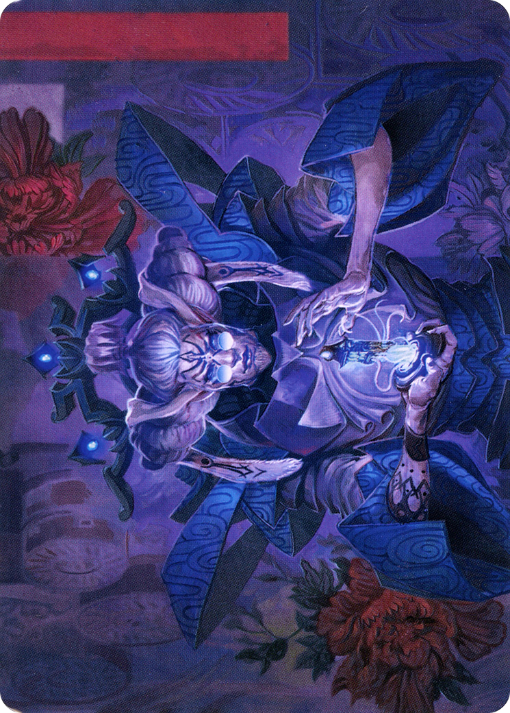 Tameshi, Reality Architect // Tameshi, Reality Architect (ANEO-036) - Neon Dynasty Art Series (Borderless) Foil