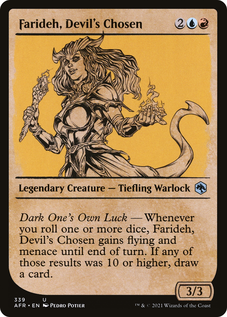 Farideh, Devil's Chosen (AFR-339) - Adventures in the Forgotten Realms: (Showcase) Foil