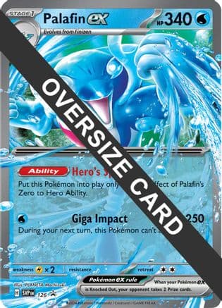 Palafin ex 126- Jumbo Cards Holofoil