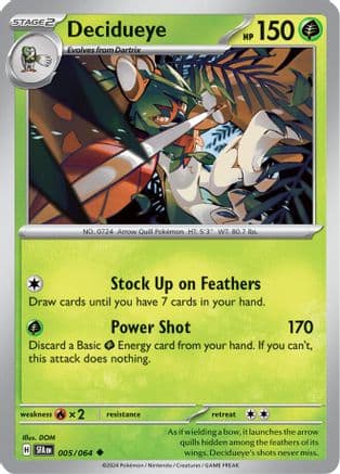 Decidueye 005- SV Shrouded Fable