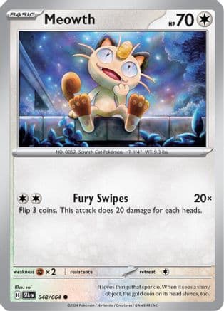 Meowth 048- SV Shrouded Fable