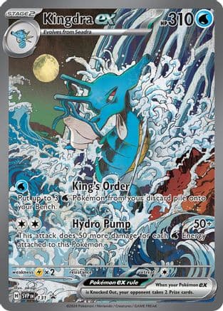 Kingdra ex 131- SV Scarlet & Violet Promo Cards Holofoil