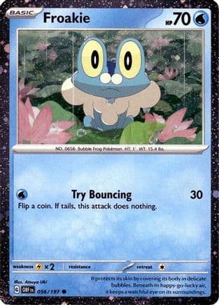 Froakie (Cosmos Holo) 056/197 - Miscellaneous Cards & Products Holofoil