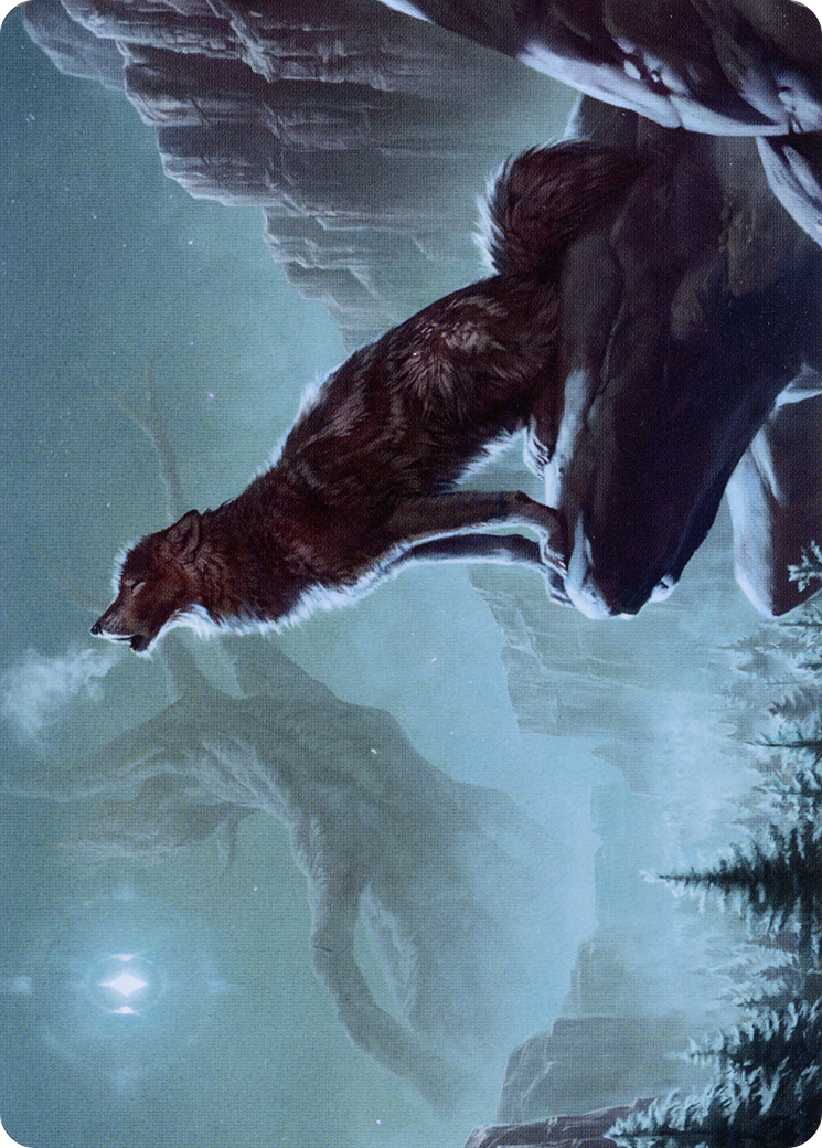 Sarulf's Packmate // Sarulf's Packmate (AKHM-051) - Kaldheim Art Series (Borderless)