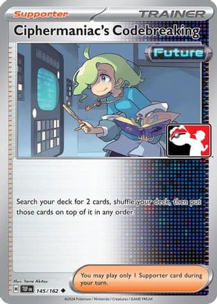 Ciphermaniac's Codebreaking 145/162 - Prize Pack Series Cards Holofoil