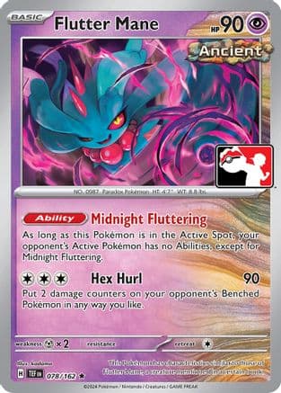 Flutter Mane 078/162 - Prize Pack Series Cards