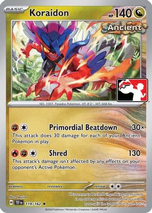 Koraidon 119- Prize Pack Series Cards