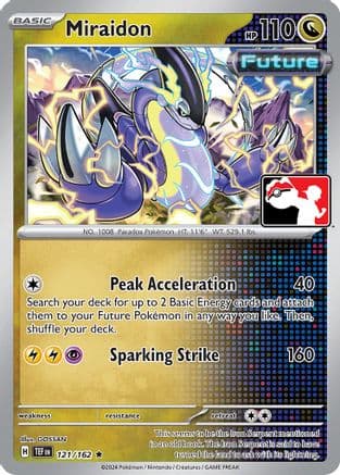 Miraidon 121- Prize Pack Series Cards