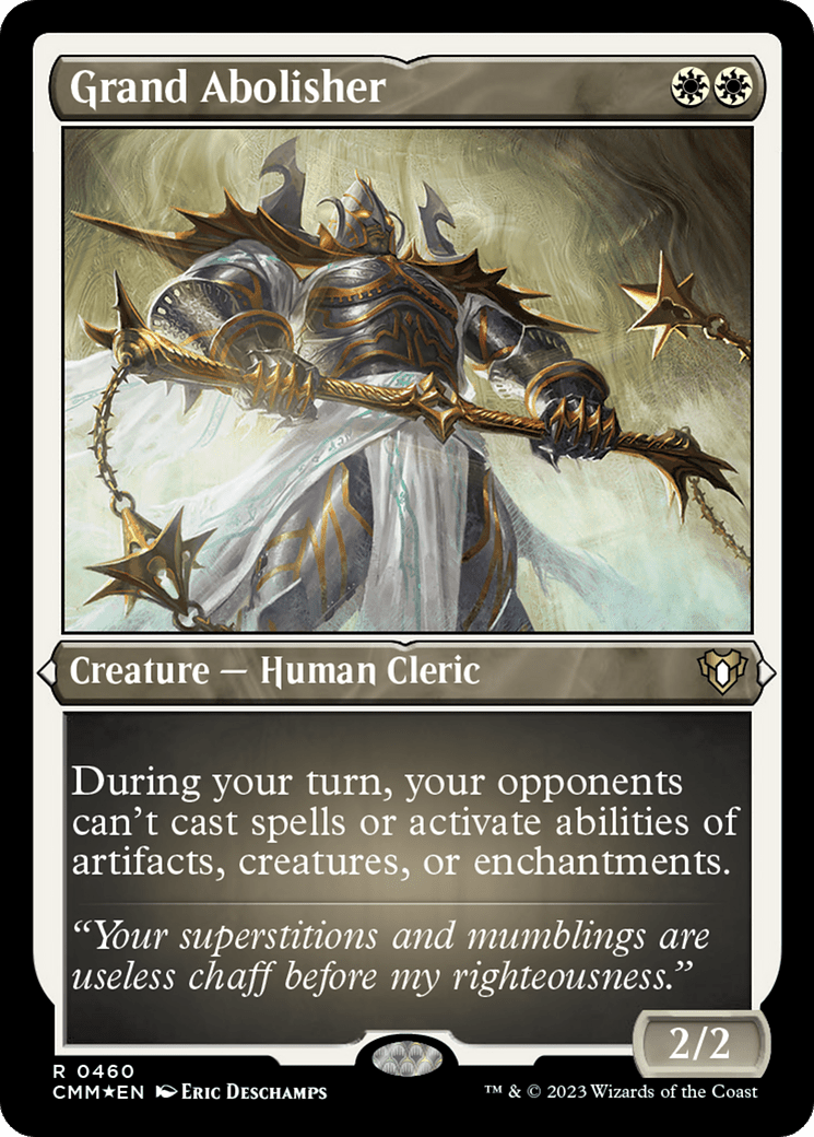 Grand Abolisher (CMM-460) - Commander Masters Etched Foil