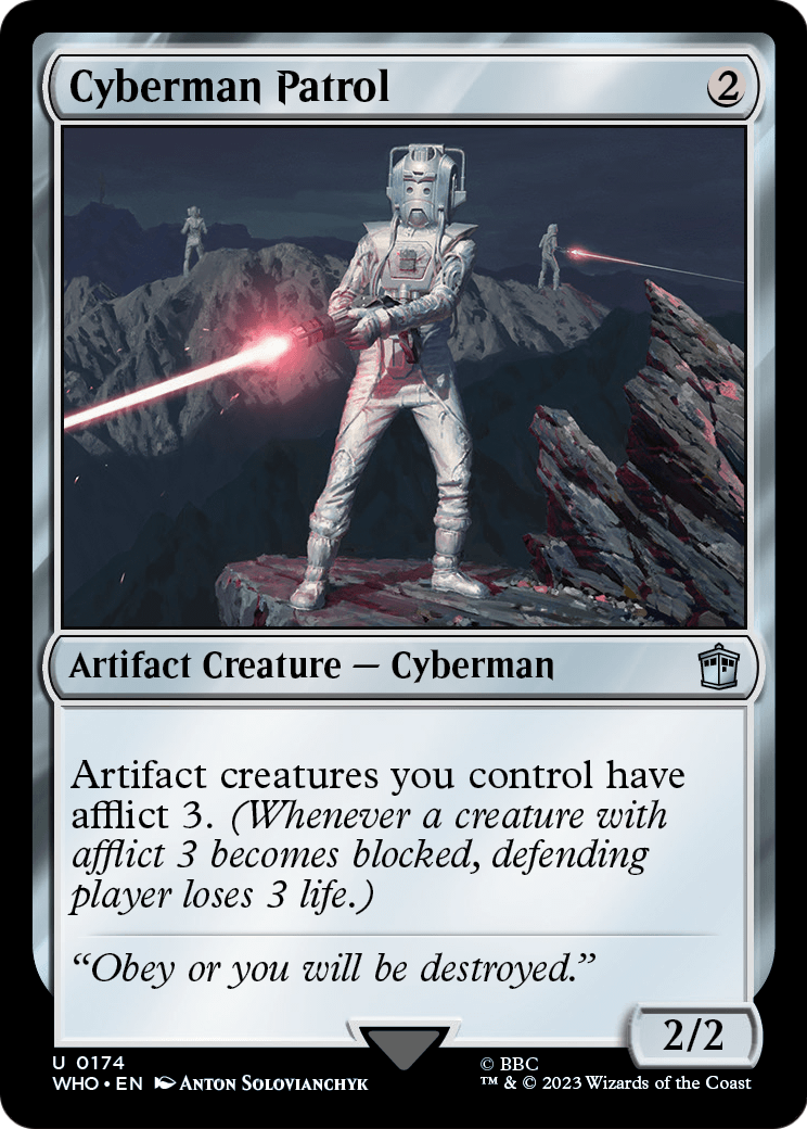 Cyberman Patrol (WHO-174) - Doctor Who