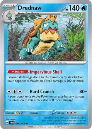 Drednaw 044- SV07 Stellar Crown Reverse Holofoil
