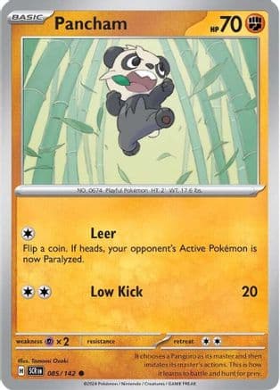 Pancham 085- SV07 Stellar Crown Reverse Holofoil