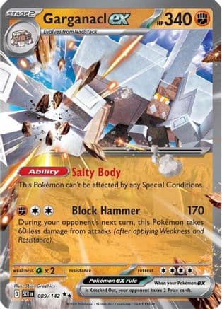 Garganacl ex 089- SV07 Stellar Crown Holofoil