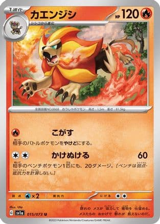 Pyroar - 015/073 (Japanese) - SV1a Triplet Beat