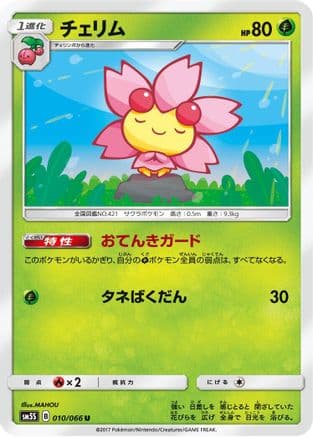 Cherrim (010/066) (Japanese) - SM5S Ultra Sun