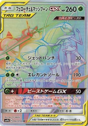Pheromosa & Buzzwole GX - 063/054 (063/054) (Japanese) - SM9b Full Metal Wall Holofoil