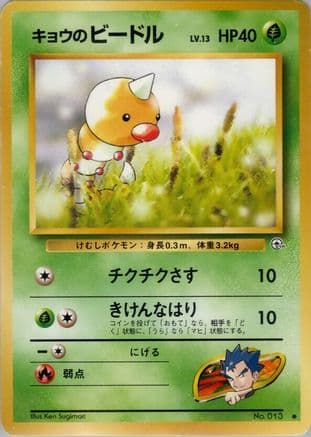 Koga's Weedle (Japanese) - Challenge from the Darkness