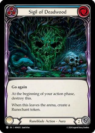 Sigil of Deadwood (ARA025) - Blitz Deck: Rosetta - Aurora