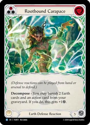 Rootbound Carapace (Red) (FLR011) - Blitz Deck: Rosetta - Florian