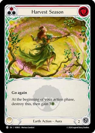 Harvest Season (Red) (VER013) - Blitz Deck: Rosetta - Verdance