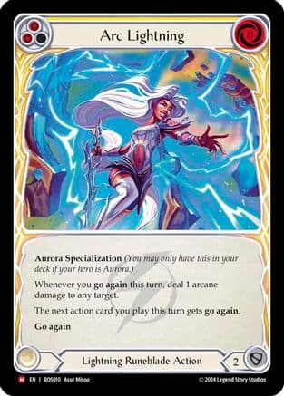 Arc Lightning (ROS010) - Rosetta Rainbow Foil