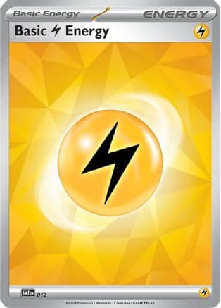 Basic Lightning Energy 012- SVE Scarlet & Violet Energies