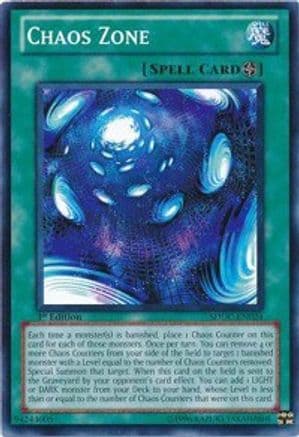 Chaos Zone (SDDC-EN024) - Structure Deck: Dragons Collide 1st Edition