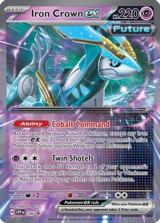 Iron Crown ex 146- SV Scarlet & Violet Promo Cards Holofoil