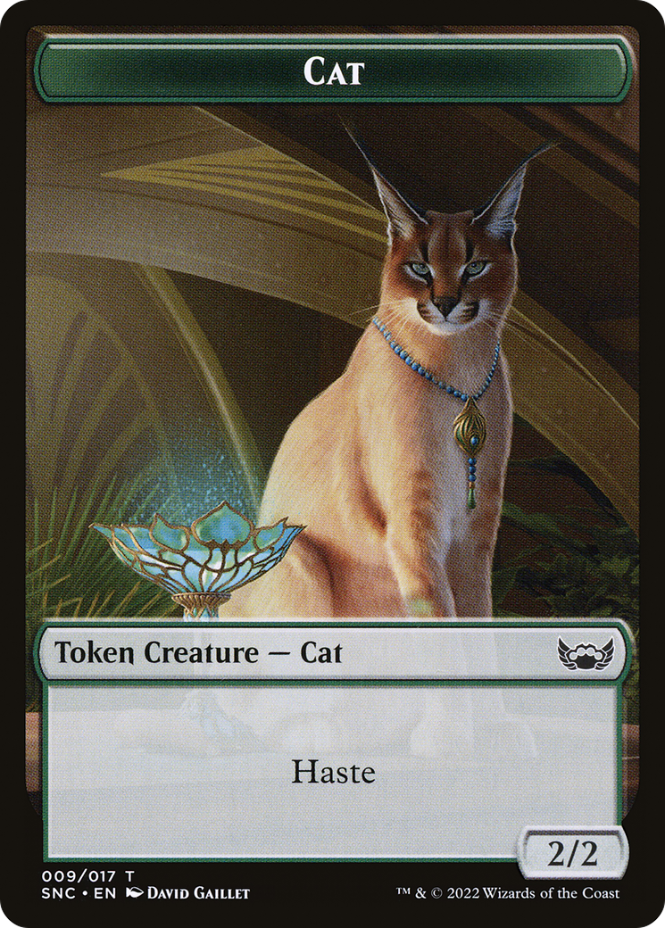 Cat (TSNC-009) - Streets of New Capenna Tokens Foil