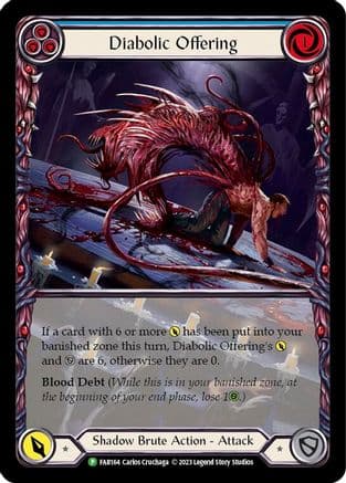 Diabolic Offering - FAB164 (FAB164) - Flesh and Blood: Promo Cards