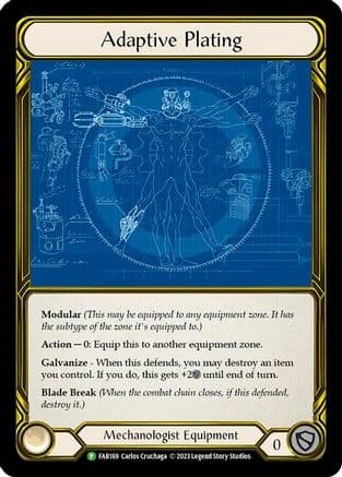 Adaptive Plating - FAB169 (FAB169) - Flesh and Blood: Promo Cards