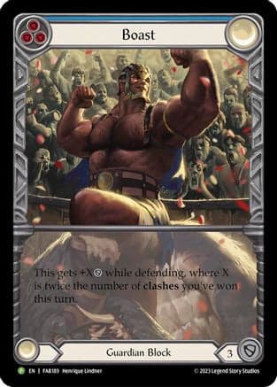 Boast - FAB189 (FAB189) - Flesh and Blood: Promo Cards