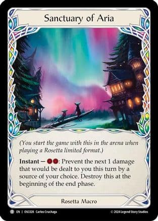 Sanctuary of Aria (OSC028) - Blitz Deck: Rosetta - Oscilio