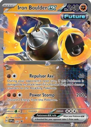 Iron Boulder ex 147- SV Scarlet & Violet Promo Cards Holofoil