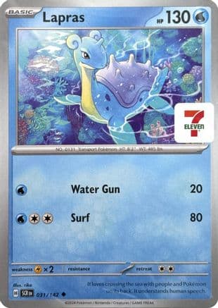 Lapras (-Eleven Promo) 031- Miscellaneous Cards & Products