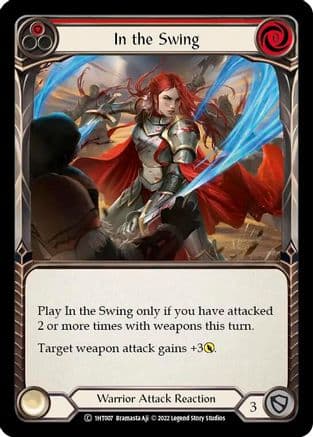 In the Swing (Red) (1HT007) - Historic Pack 1 Blitz Deck: Dorinthea