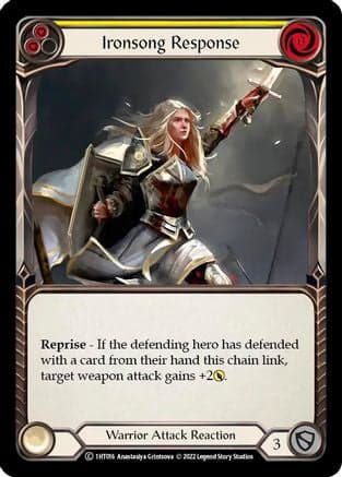 Ironsong Response (Yellow) (1HT016) - Historic Pack 1 Blitz Deck: Dorinthea