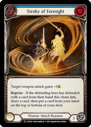 Stroke of Foresight (Blue) (1HT024) - Historic Pack 1 Blitz Deck: Dorinthea