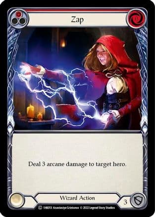 Zap (Red) (1HK013) - Historic Pack 1 Blitz Deck: Kano