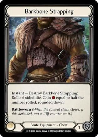 Barkbone Strapping (1HR004) - Historic Pack 1 Blitz Deck: Rhinar
