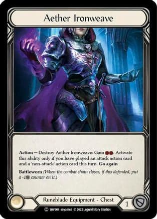 Aether Ironweave (1HV004) - Historic Pack 1 Blitz Deck: Viserai