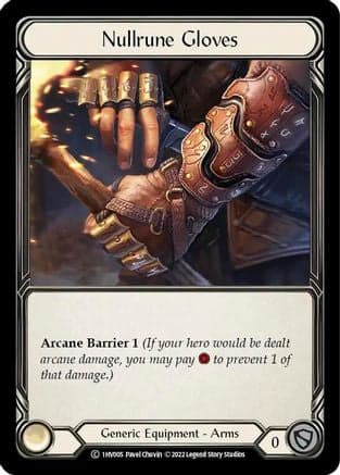 Nullrune Gloves (1HV005) - Historic Pack 1 Blitz Deck: Viserai