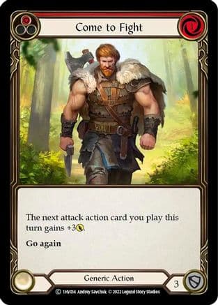 Come to Fight (Red) (1HV014) - Historic Pack 1 Blitz Deck: Viserai