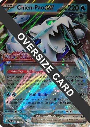 Chien-Pao ex 061/193 - Jumbo Cards Holofoil