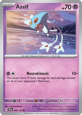 Azelf 080- SV08 Surging Sparks