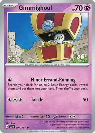 Gimmighoul 097- SV08 Surging Sparks