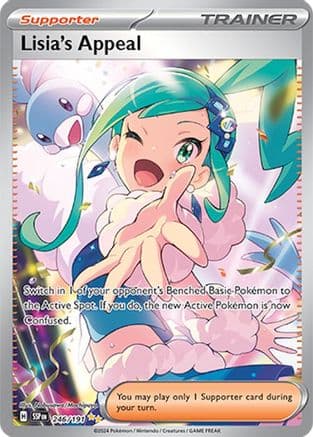Lisia's Appeal 246/191 - SV08 Surging Sparks Holofoil