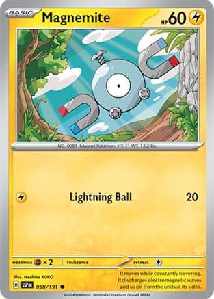 Magnemite 058 SV08 Surging Sparks - Common